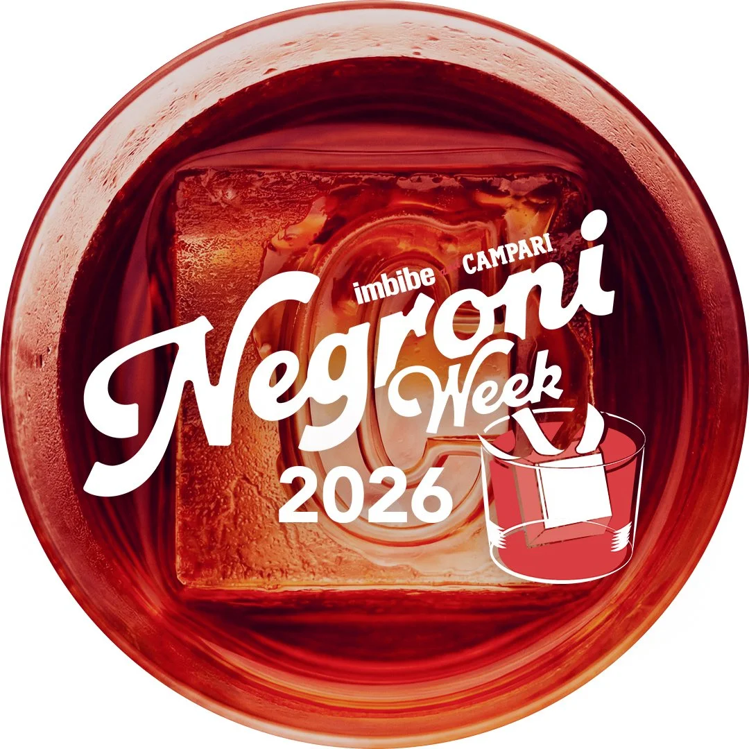 Negroni Week 2026 by Imbibe and Campari logo for 1918 Heritage Bar, The Alkaff Mansion Singapore